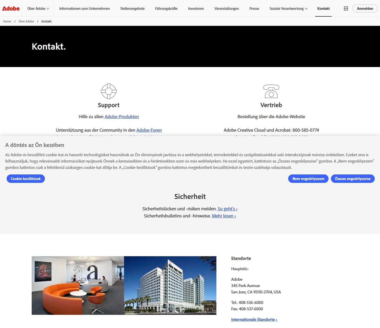 Adobe Kundenservice, Telefonnummer, Kontakt
