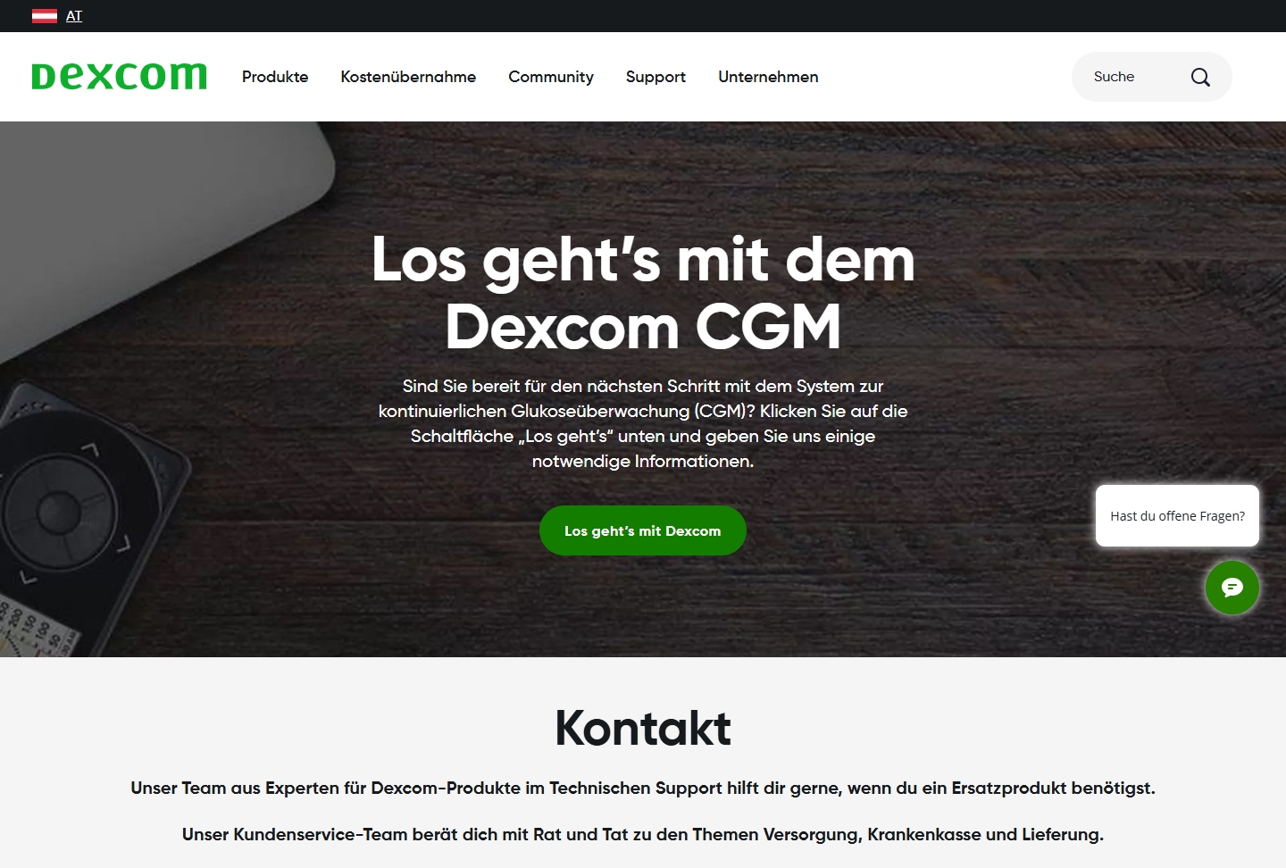 Dexcom Kundenservice