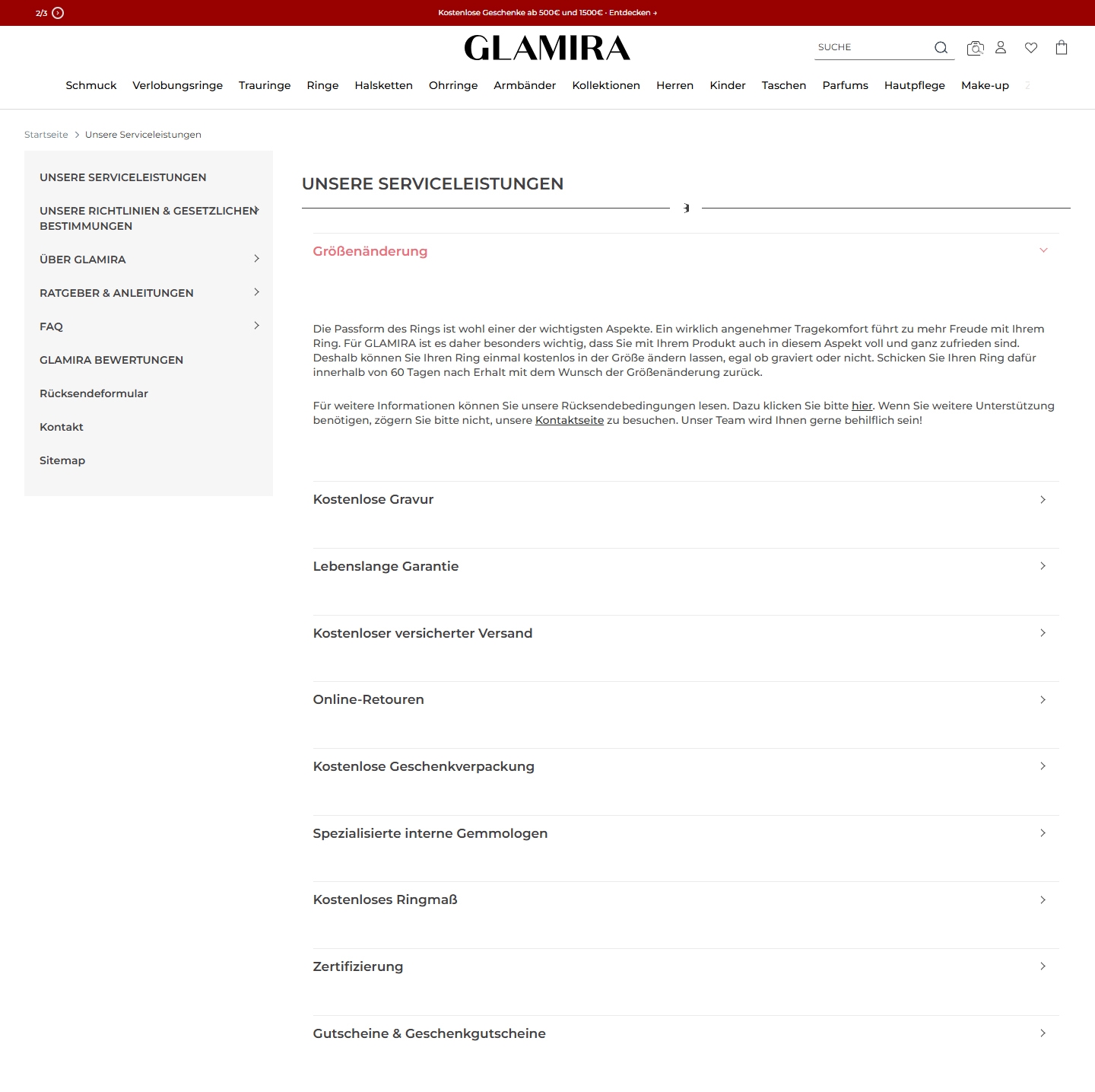 GLAMIRA Kundenservice, Telefonnummer, Kontakt