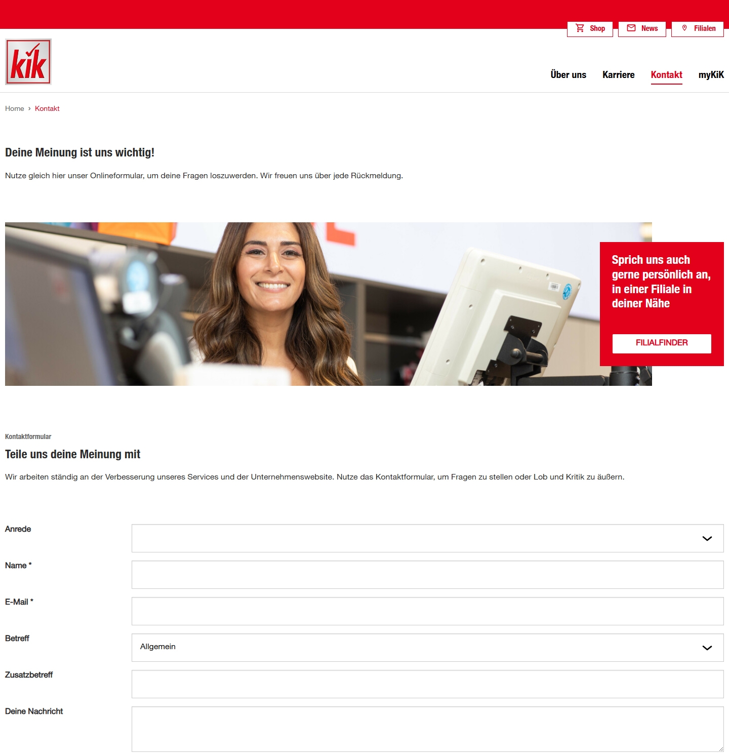 KiK Kundenservice, Telefonnummer, Kontakt