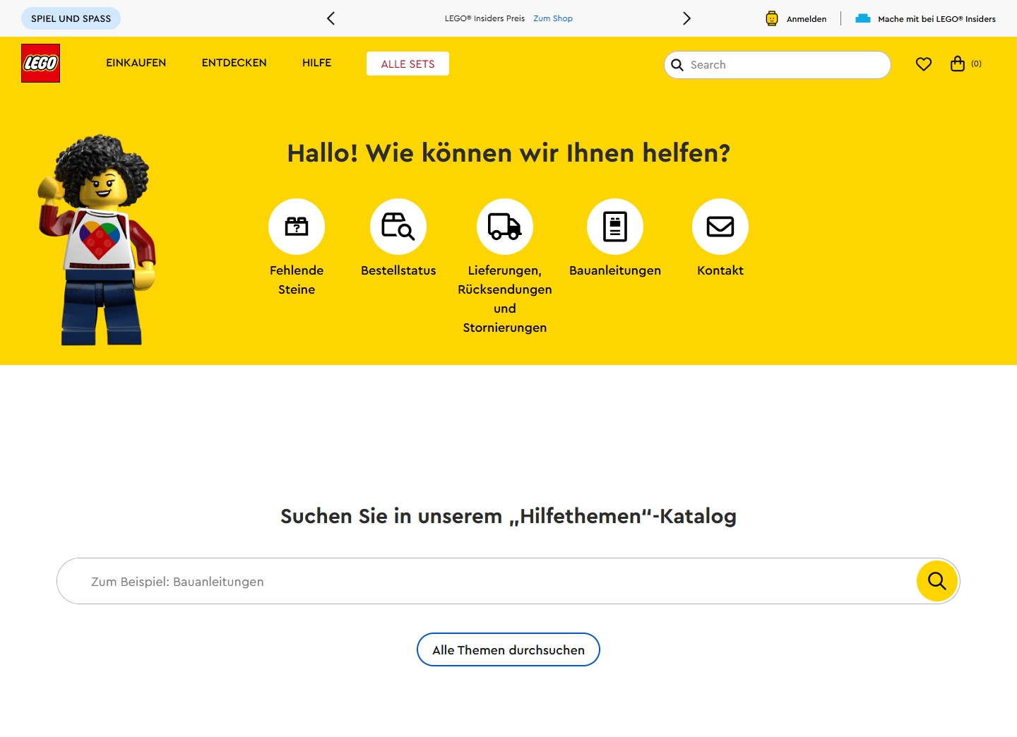 Lego Kundenservice, Telefonnummer, Kontakt