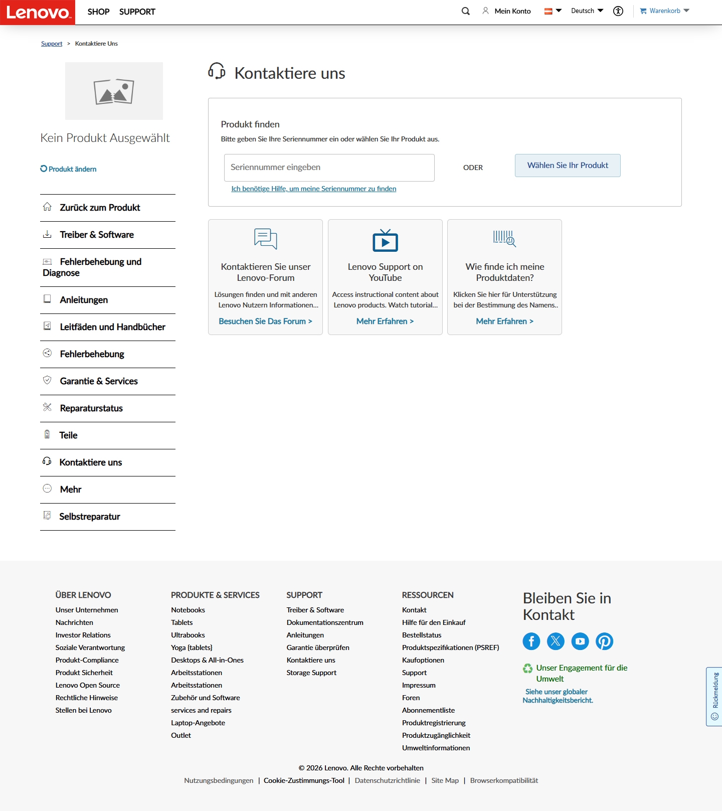 Lenovo Kundenservice, Telefonnummer, Kontakt