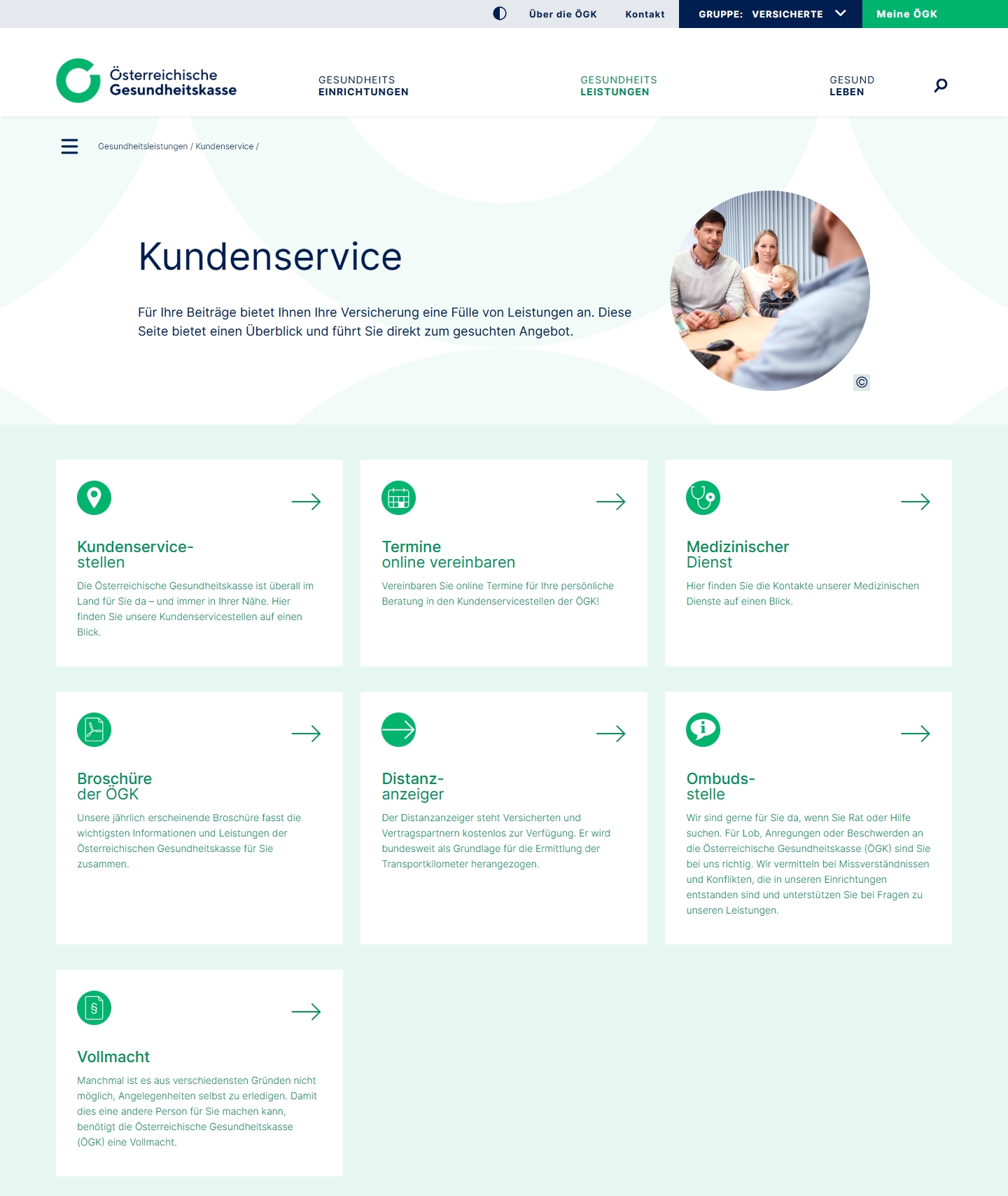 ÖGK Kundenservice, Telefonnummer, Kontakt