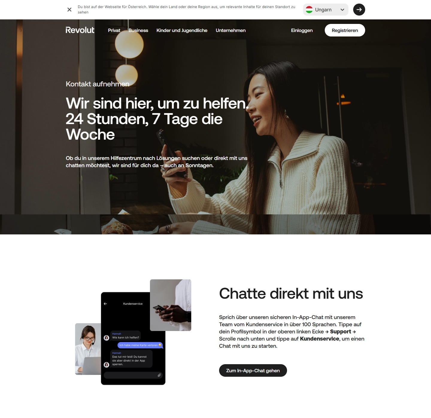 Revolut Kundenservice, Telefonnummer, Kontakt