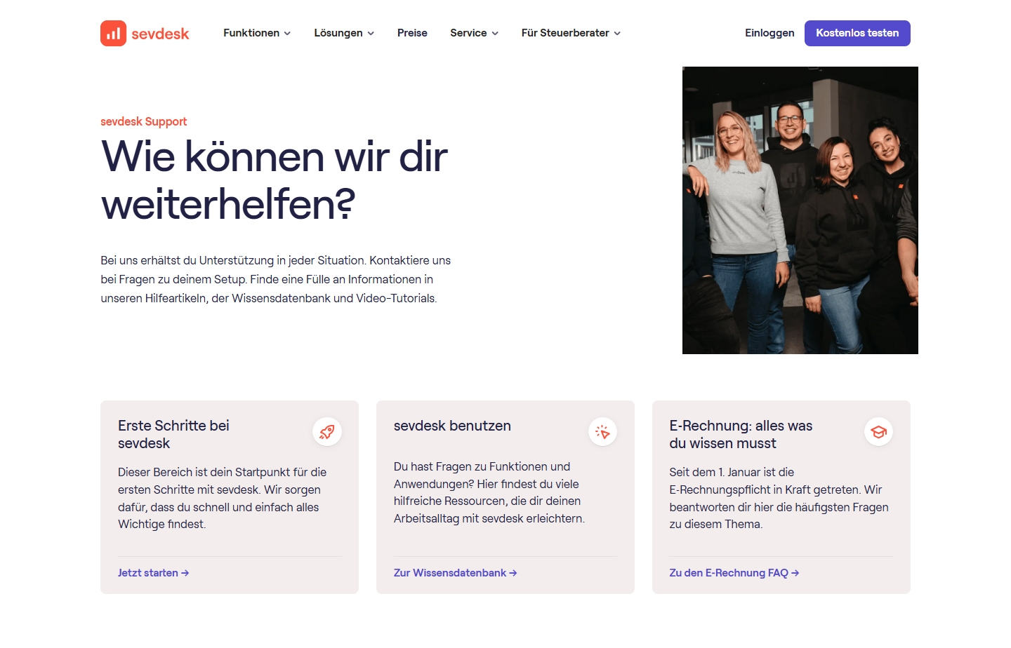 sevDesk Kundenservice, Telefonnummer, Kontakt