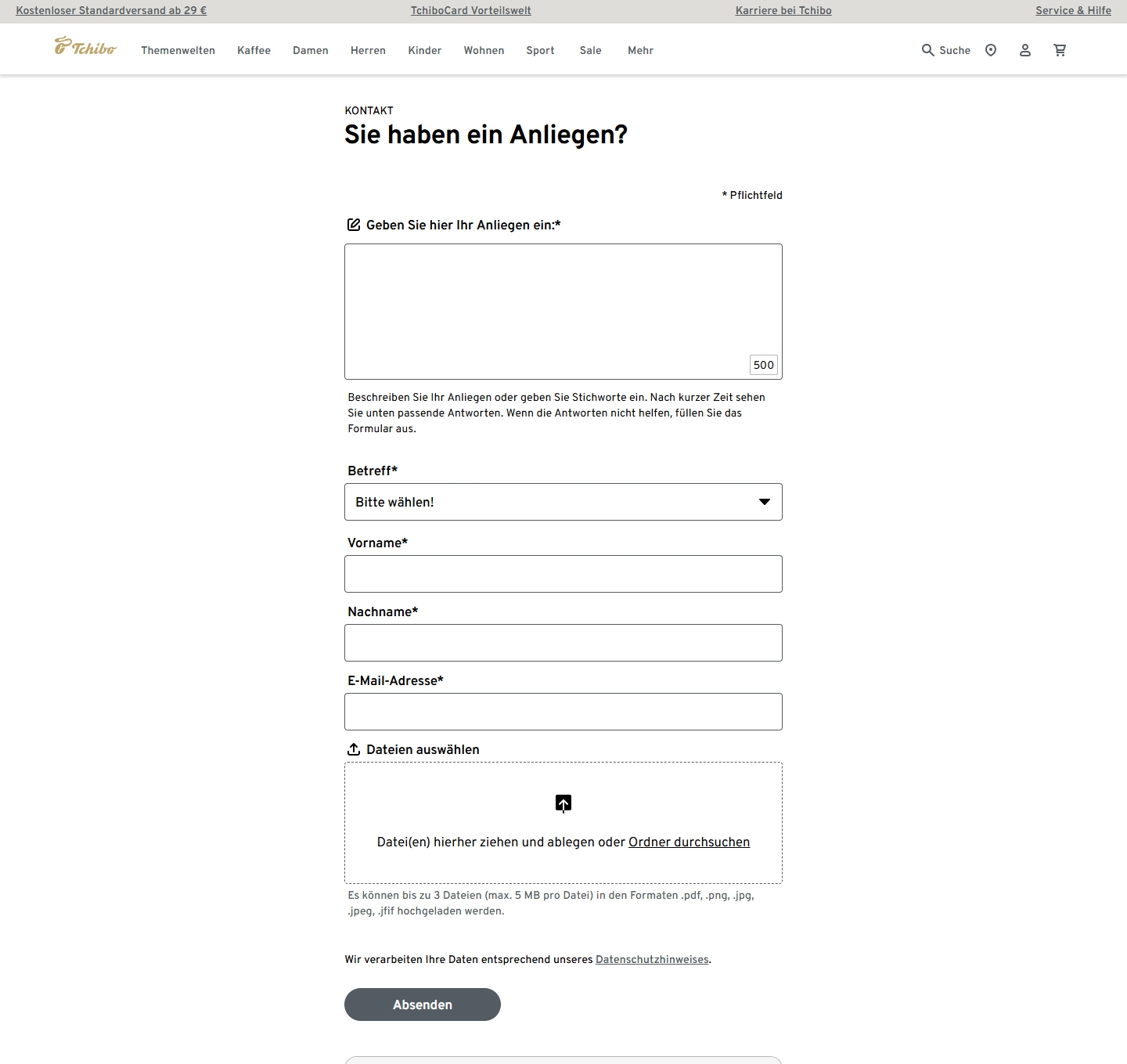 Tchibo Kundenservice, Telefonnummer, Kontakt