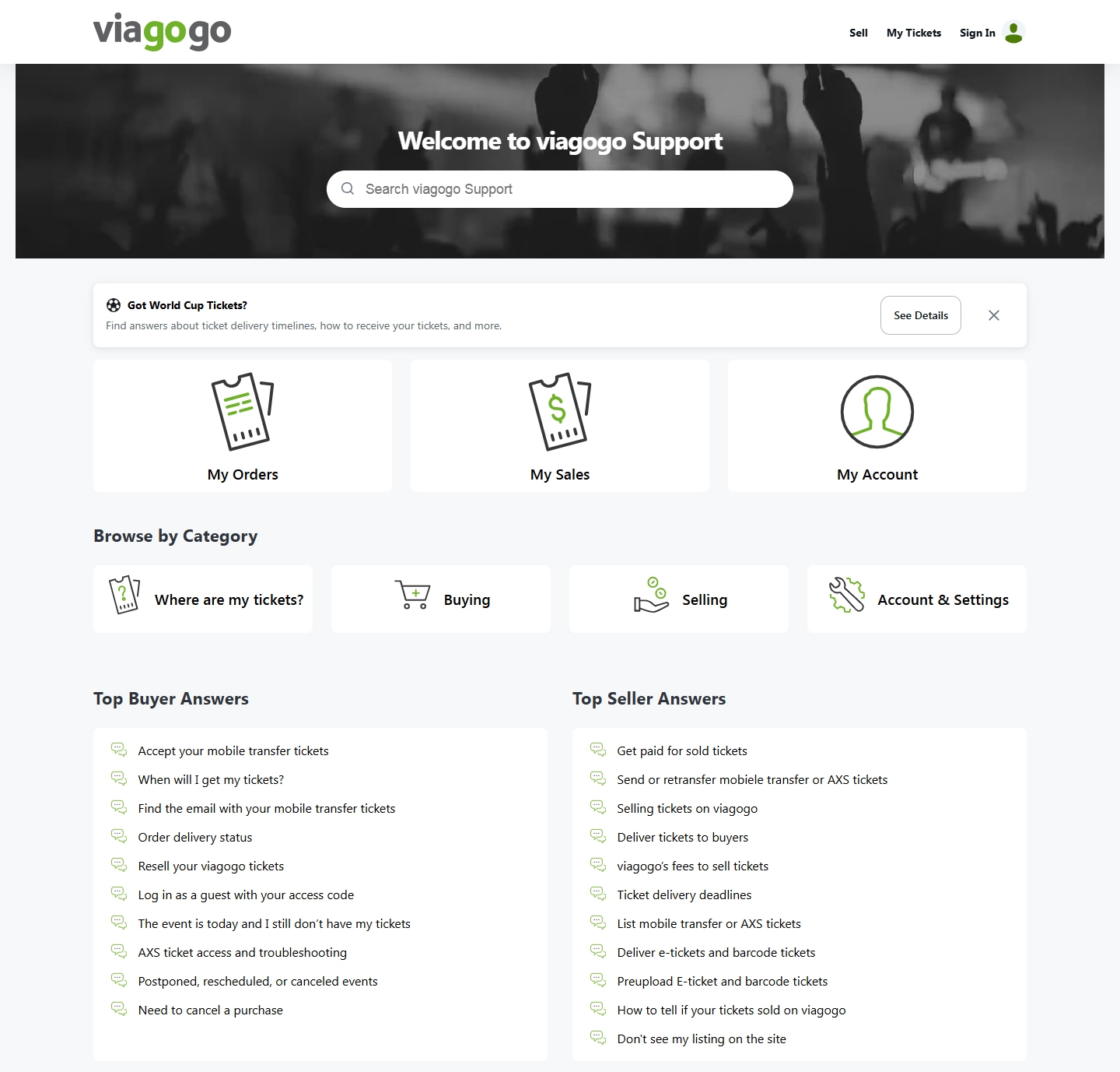 viagogo Kundenservice, Telefonnummer, Kontakt