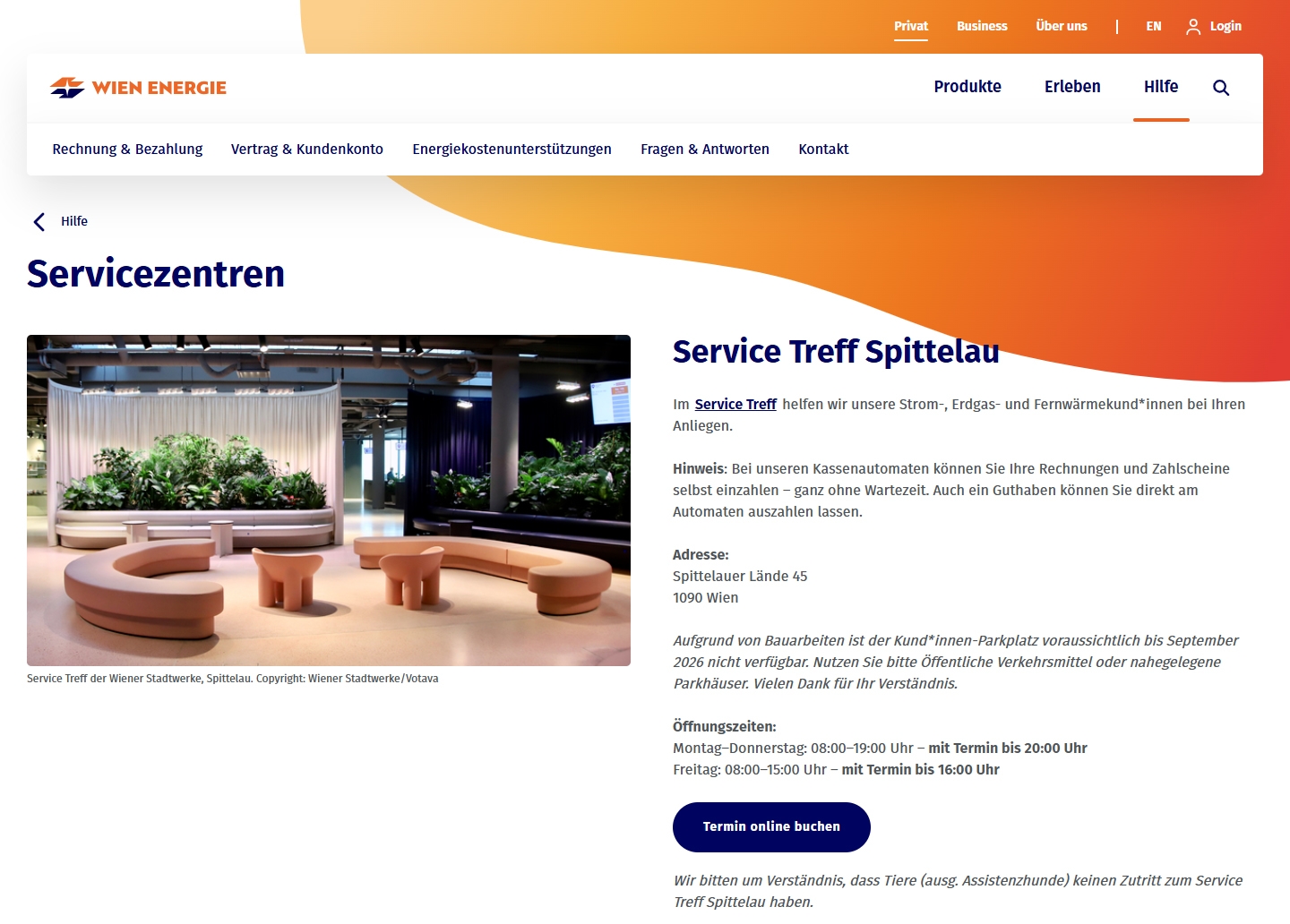 Wien energie Kundenservice