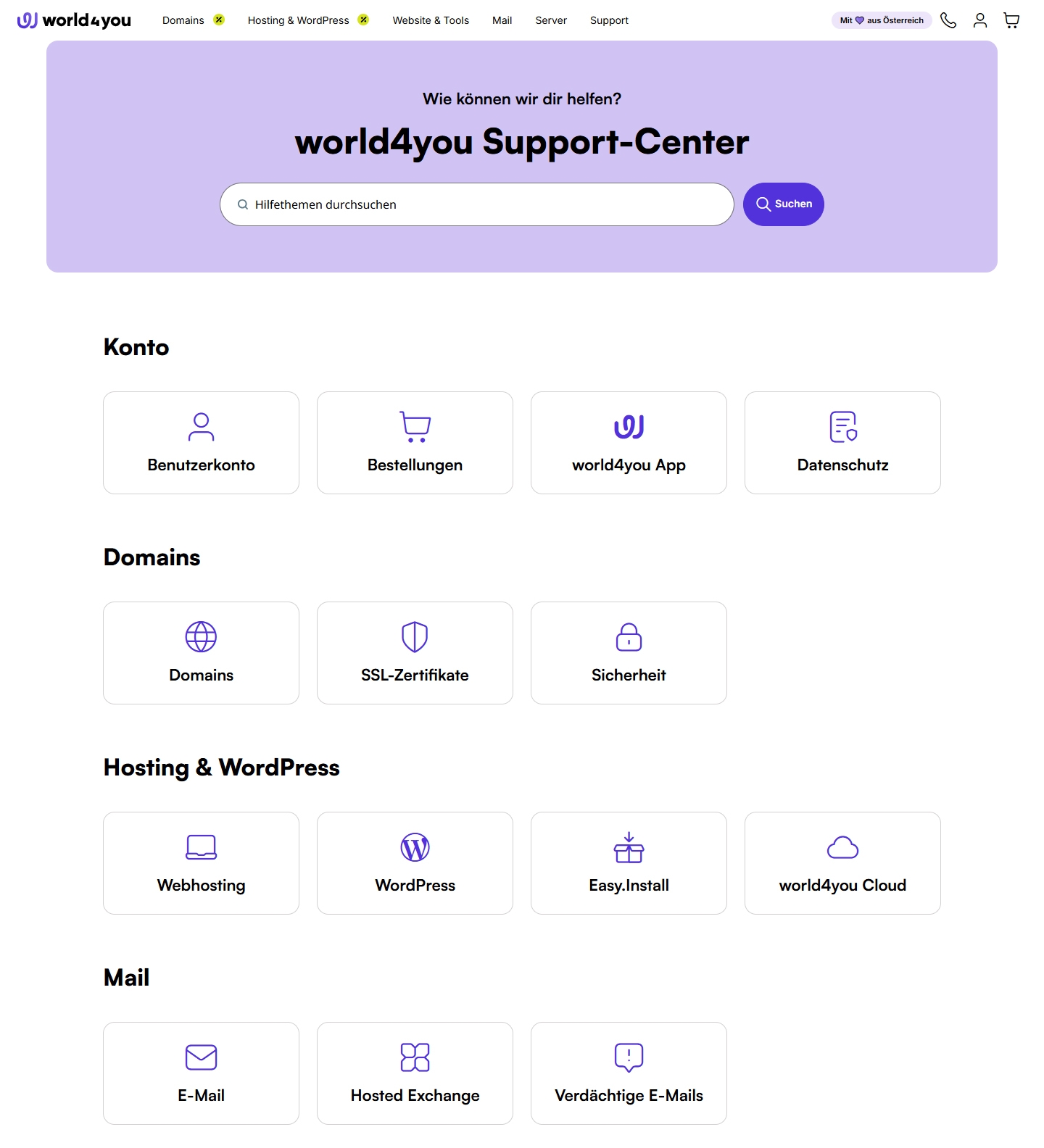 World4you Kundenservice, Telefonnummer, Kontakt