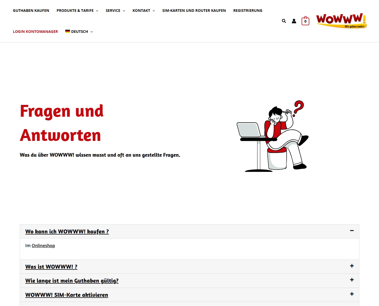 WOWWW! Kundenservice, Telefonnummer, Kontakt